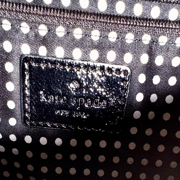 Kate Spade Black & White Patterned Tote - Picture 9 of 13